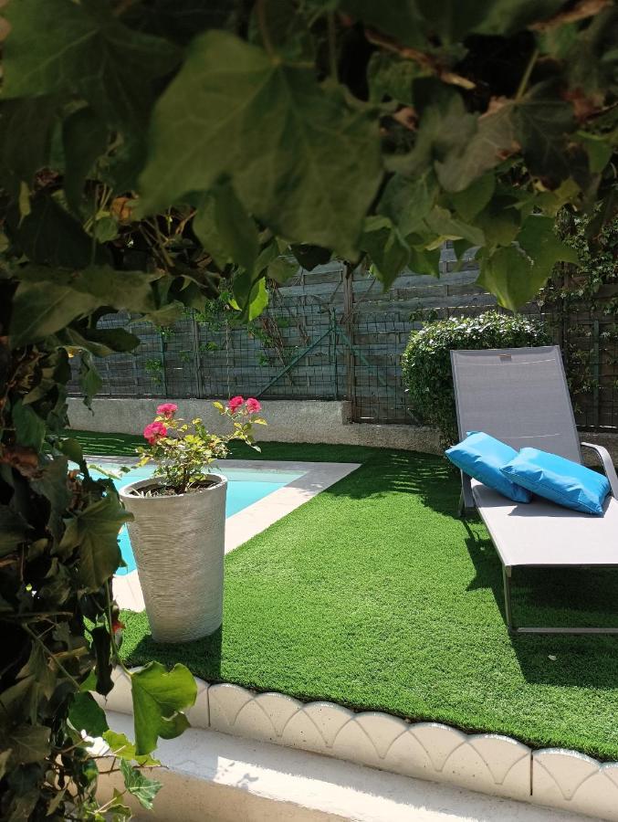 MimiLou rez-de-jardin avec piscine&spa Agde Extérieur photo