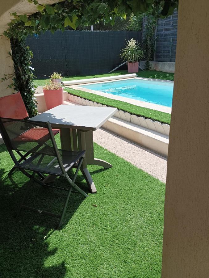 MimiLou rez-de-jardin avec piscine&spa Agde Extérieur photo