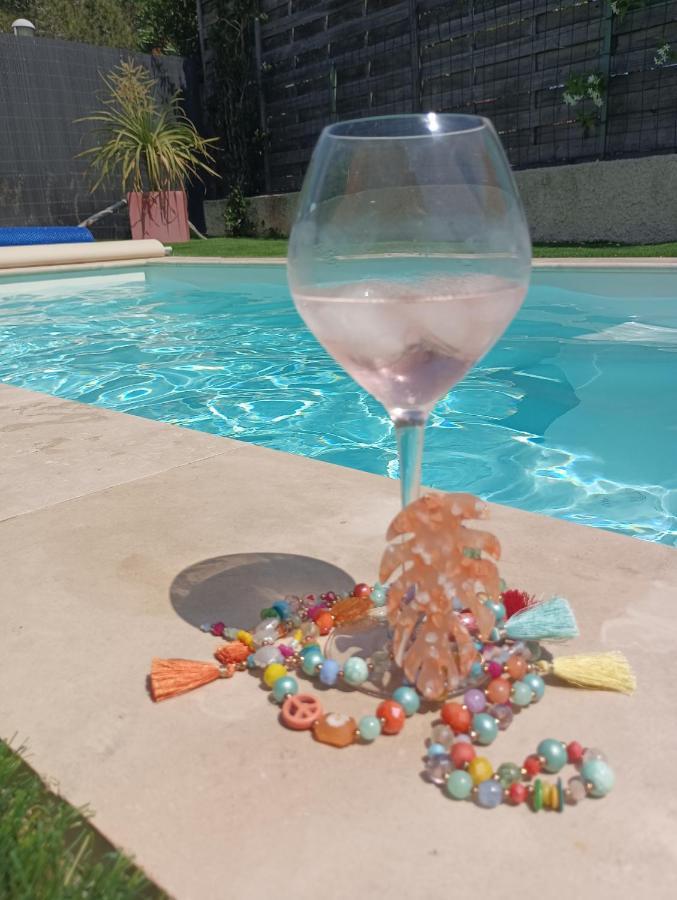MimiLou rez-de-jardin avec piscine&spa Agde Extérieur photo